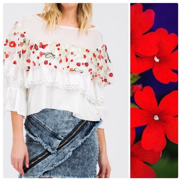 Mariposa Butterfly Garden Top - Picture 4 of 11